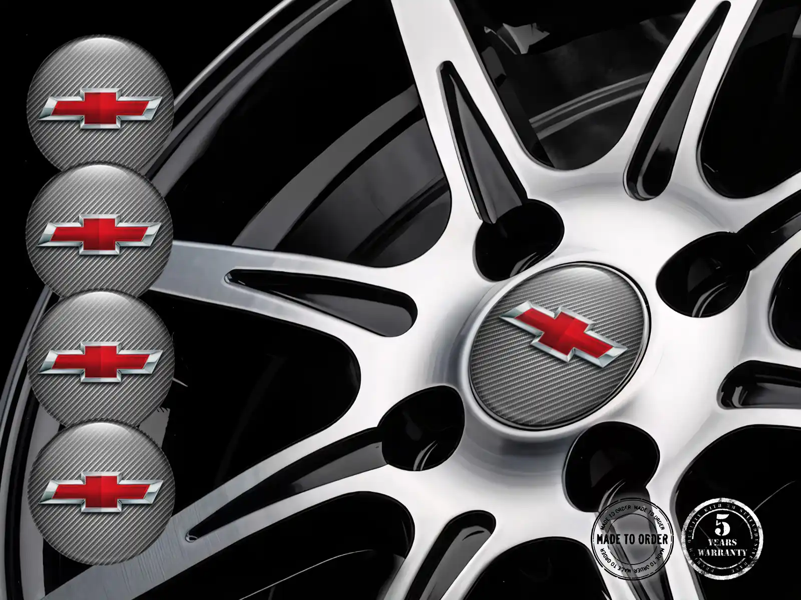 Chevrolet  Aufkleber auf Felgen Individuelle Epoxy-Ausgabe